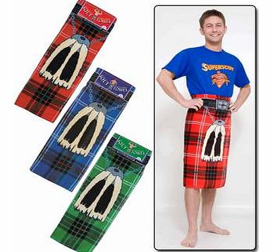 Humorous Kilt Beach TowelIs it a towel or a Kilt? Do you follow the Scottish tradition on what you wear underneath, the choice is yours!This fun, humorous Kilt Beach Towel, also known as an Instakilt (Insta Kilt) is a soft, fluffy, very practical tow