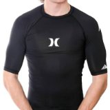 Hurley One and Only Rash Vest - Black (Medium)