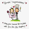 Unbranded Hurrah! Congratulations! Wedding Card by Juicy