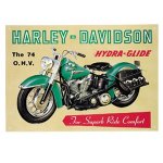 Hydra Glide tribute plaque