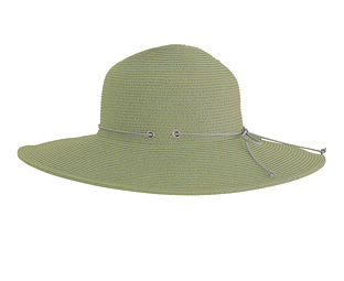Unbranded Hydro Cool Paper Hat Medium Moss Green