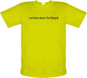 Unbranded I am here about the blowjob longsleeved t-shirt.
