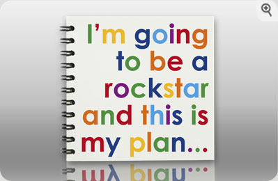 Unbranded I` Going To Be A Rockstar And This Is My Plan Notebook