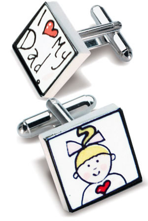Unbranded I Love My Dad (Girl) Cufflinks
