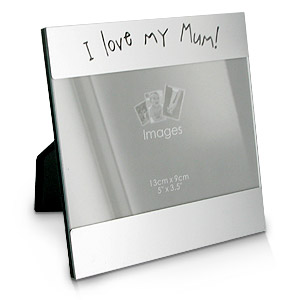 Unbranded I Love My Mum Images Aluminium Photo Frame
