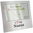 I Love My Nanna Aluminium Photo Frame