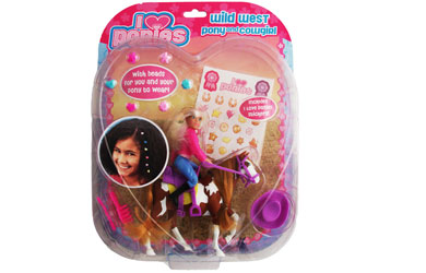 Unbranded I Love Ponies - Amigo and Cowgirl