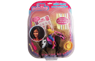 Unbranded I Love Ponies - Apache and Cowgirl