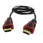 i-Nique Double Moulded HDMI / HDMI Cable (Red /