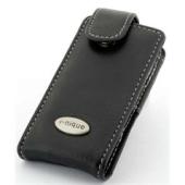 i-Nique Executive Soft Napa Leather Cover For Sandisk Sansa E200 Series (Black)