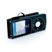 I-Nique Series Alpha Slim Leather Case For New iPod Nano (Black)