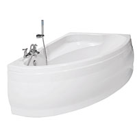 Ibiza Corner Bath RH 1500mm