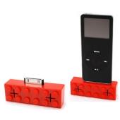 Styled to look like toy building blocks these fully iPod compatible stereo speakers are a great way 