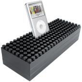iBlock Stereo iPod Speaker Dock (Black)