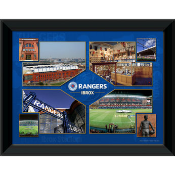 Unbranded Ibrox Stadium Framed Montage (16x12`)