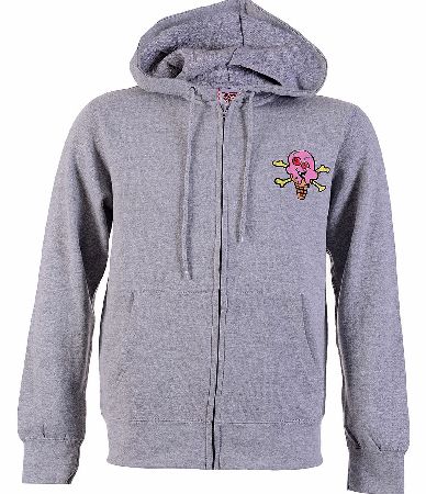 Unbranded Ice-Cream Chest Logo Hoody Grey