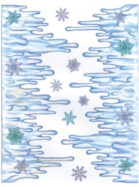 Unbranded Icicles Window Sticker Decoration