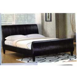 Unbranded IFC - Fierro  Faux Leather Bedstead