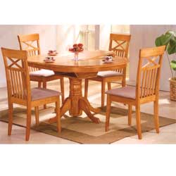 IFC - Jeru Extendable Dining Table with 4 Chairs