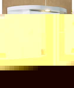 Unbranded Illuminated White Cabinet with Shelves