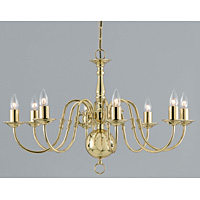 Unbranded IMBF00350 8PB - Polished Brass Hanging Light