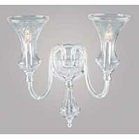 Unbranded IMCB05444 2WB - Clear Glass Wall Light