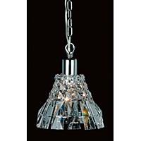 Unbranded IMCE00031 1 - Chrome and Crystal Hanging Light