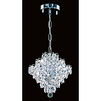 Unbranded IMCEH01081 1 - 1 Light Chrome and Crystal Hanging Light