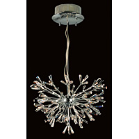 Unbranded IMCEH08917 43 N - Chrome and Crystal Pendant Light