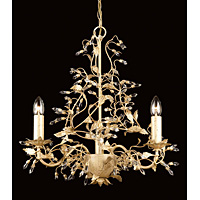 Unbranded IMCF00699 3 - 3 Light Brushed Gold Hanging Light