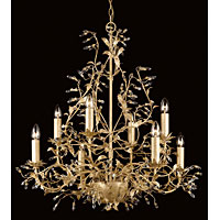 Unbranded IMCF00699 8 - 8 Light Brushed Gold Hanging Light