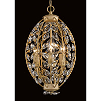 Unbranded IMCF03055 3 - Brushed Gold Pendant Light