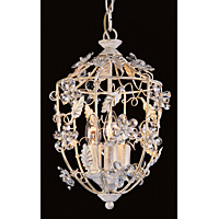 Unbranded IMCF05303 AW - Cream and Gold Pendant Light