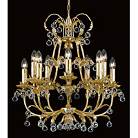 Unbranded IMCF05395 10 - 10 Light Cream and Gold Hanging Light