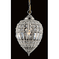 Unbranded IMCO01219 L C - Large Clear Glass Pendant Light