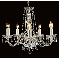 Unbranded IMCP00021 5 - 5 Light Chrome Chandelier