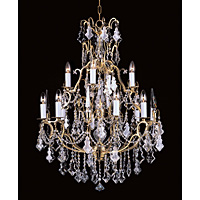 Unbranded IMCP00669 8 4 1 FG - 13 Light French Gold Chandelier