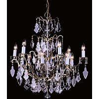 Unbranded IMCP06003 12 PB - 12 Light Polished Brass Chandelier