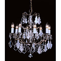 Unbranded IMCP06003 8 AB - 8 Light Antique Brass Chandelier