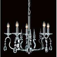 Unbranded IMCPA11807 5 CH - 5 Light Polished Chrome Hanging Light