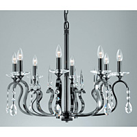 Unbranded IMCPA11815 8 GM - 8 Light Gun Metal Hanging Light