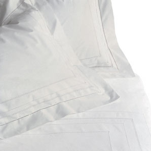 Imogen Pillowcase- White- Oxford