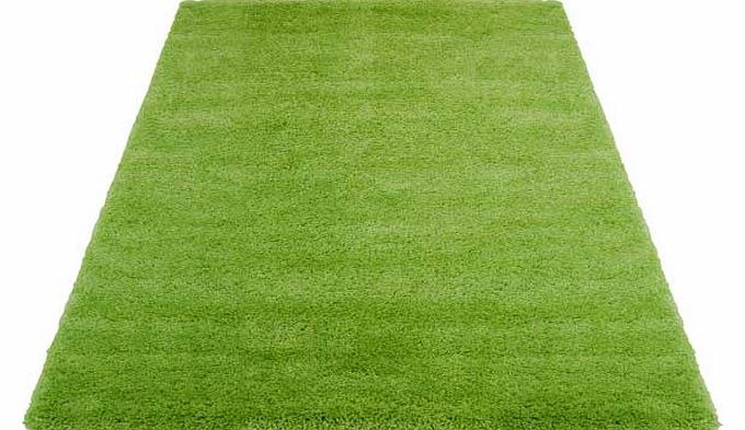 Unbranded Imperial Shaggy Rug - Green - 80 x 140cm