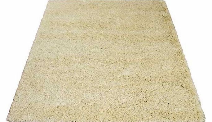 Unbranded Imperial Shaggy Rug - Ivory - 133 x 190cm