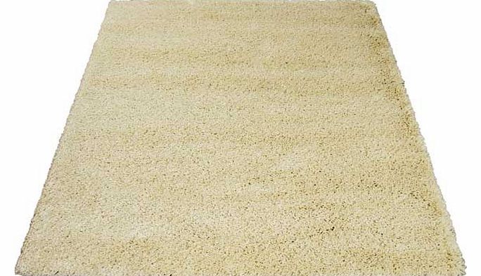 Unbranded Imperial Shaggy Rug - Ivory - 160 x 230cm