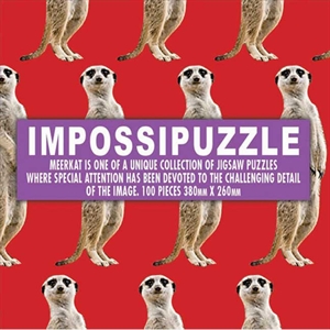 Unbranded Impossipuzzle 100pc Cube - Meerkats