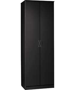 Unbranded Impressions 2 Door Wardrobe - Black