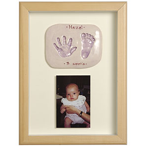 Imprints Gift Box- Double Print and Photo- Natural Pine or Whitewashed Frame