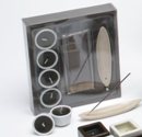 This modern Incense and Candle gift set will put the Zen back into any