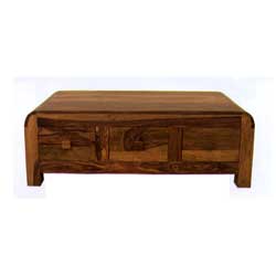 Indian - Opium 3 Drawer Coffee Table - Sheesham
